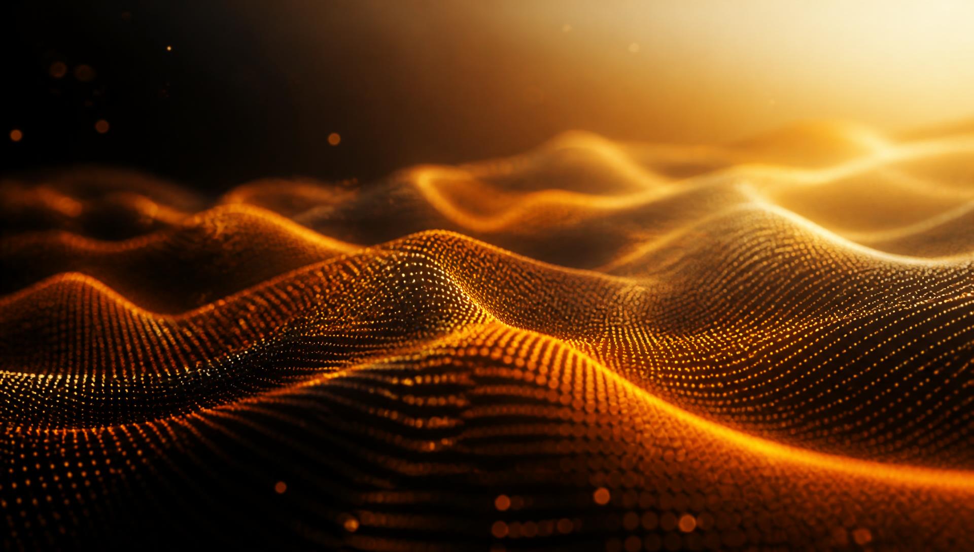 Abstrakt visualisering af digital performance marketing